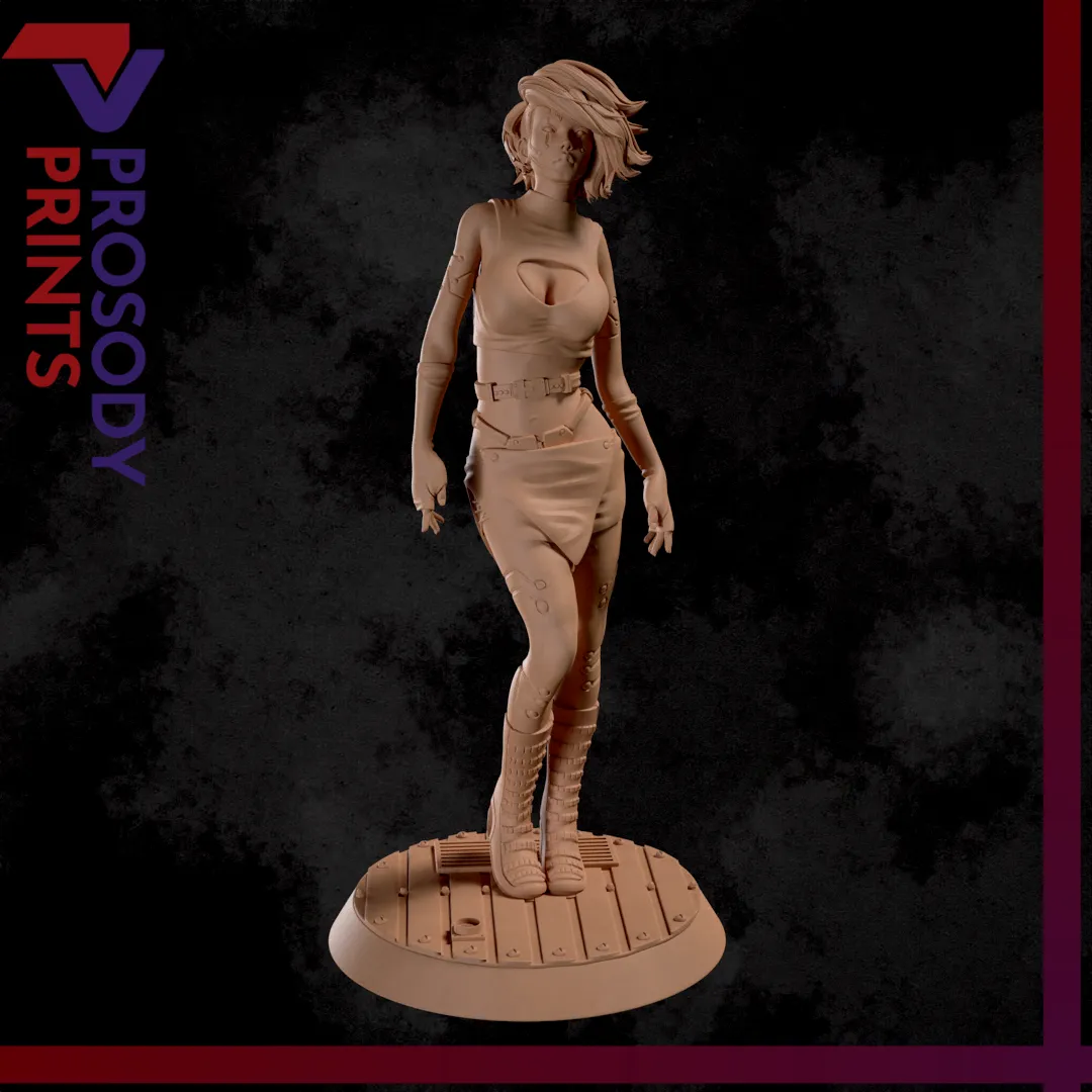 Cyberpunk Femme-Fatale Rhyss